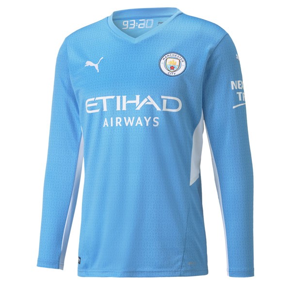 Tailandia Camiseta Manchester City 1ª ML 2021/22